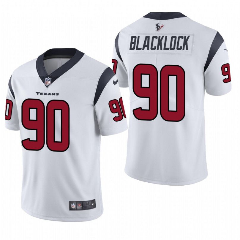 Men Houston Texans #90 Ross Blacklock Nike White Limited NFL Jersey->houston texans->NFL Jersey